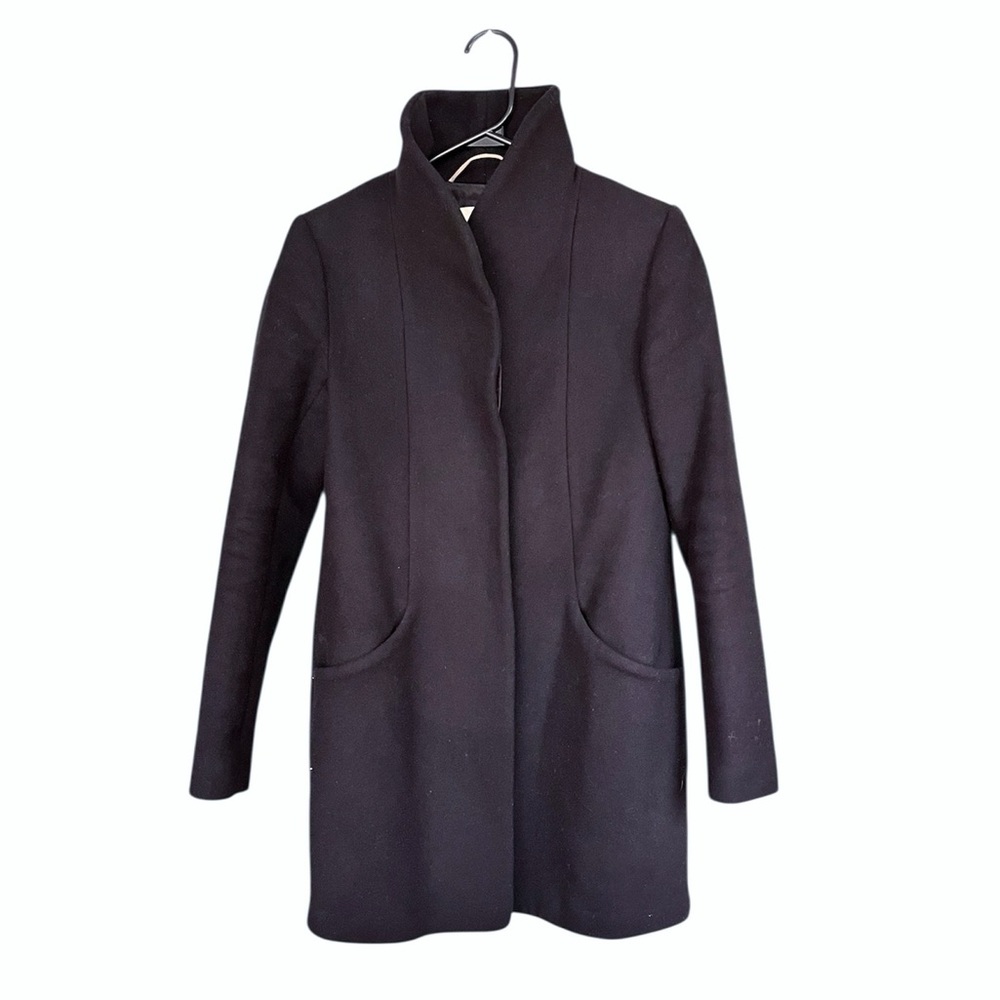 Wilfred Black Cocoon Coat
